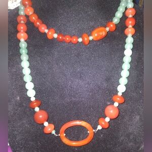Aventurine & Carnelian Necklace DRT Jay King
